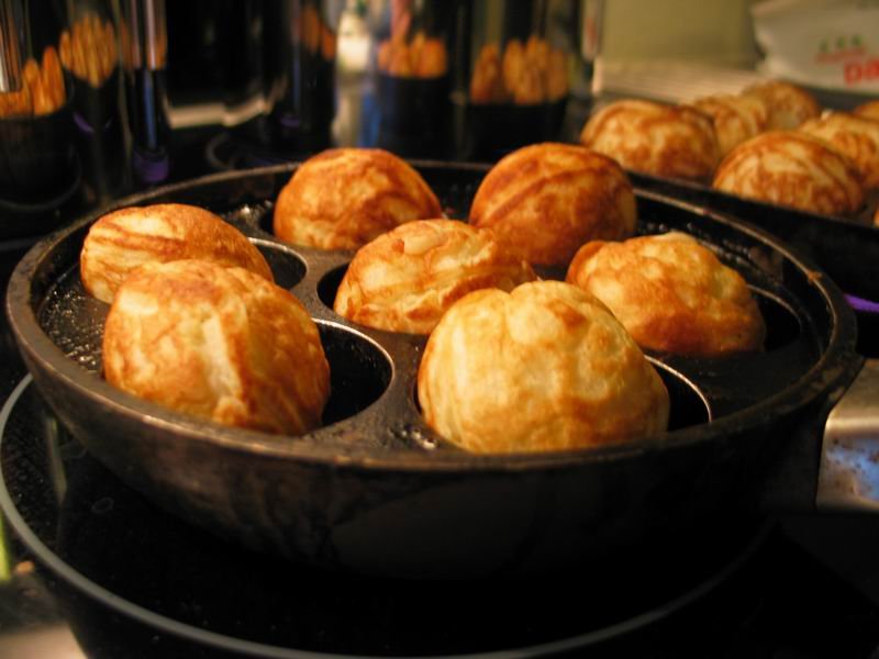 Æbleskiver — dänische Pfannkuchenbällchen