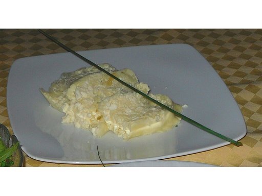 Štruklji mit Frischkäse