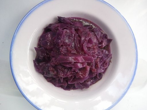 Rotkohl mit Apfel