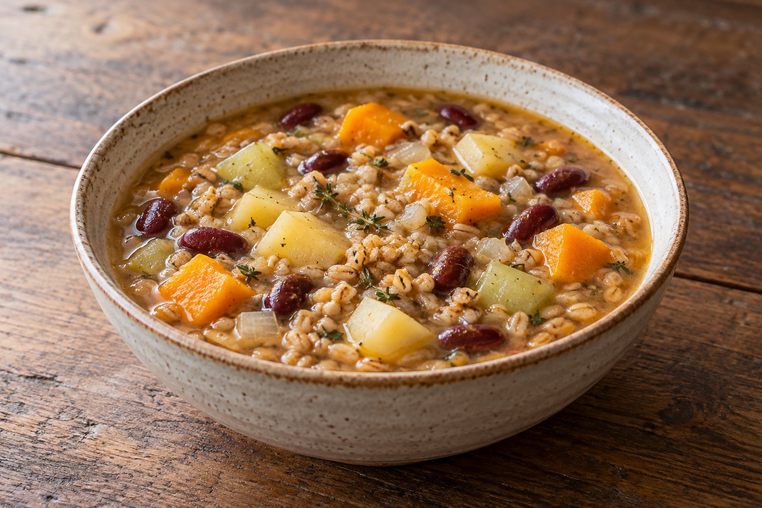 Madeira-Weizensuppe, vegetarisch angepasst