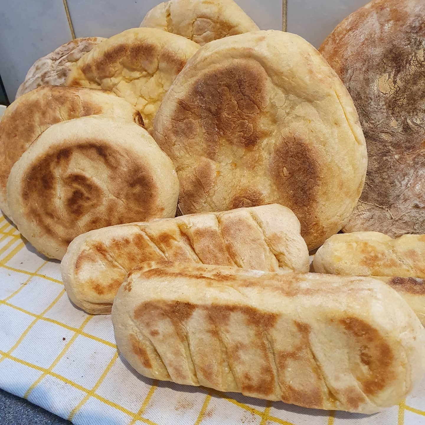 Madeira-Fladenbrot mit Süßkartoffel
