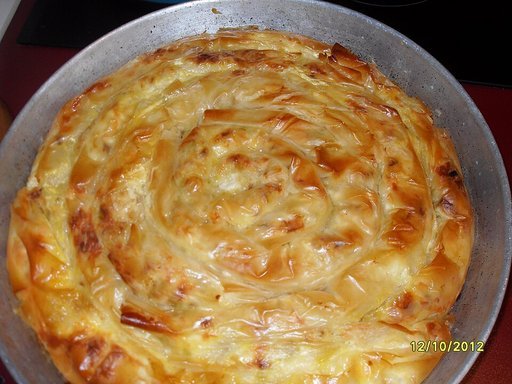 Banitsa mit vegetarischem Feta