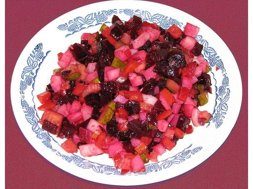 Vinegret — salada de beterraba e chucrute